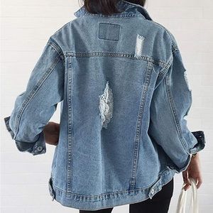Distressed Denim Jacket